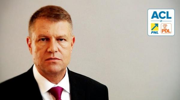 klaus iohannis mesaj video pentru colegii din acl