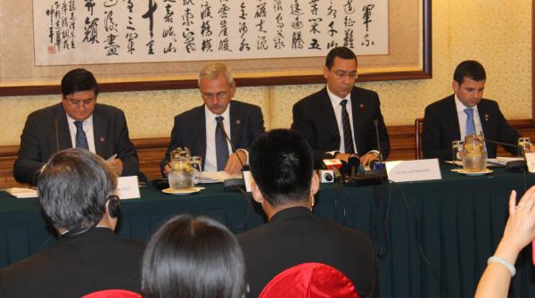 victor ponta despre domeniile in care partenerii chinezi pot investi in romania