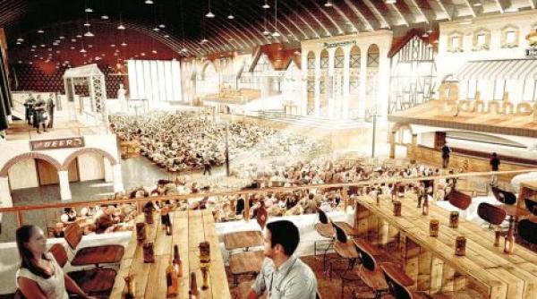 cea mai mare berarie din sud estul europei in herastrau foto