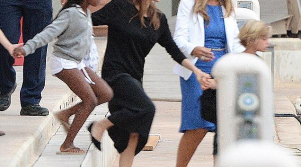 angelina jolie i brad pitt luna de miere in malta foto