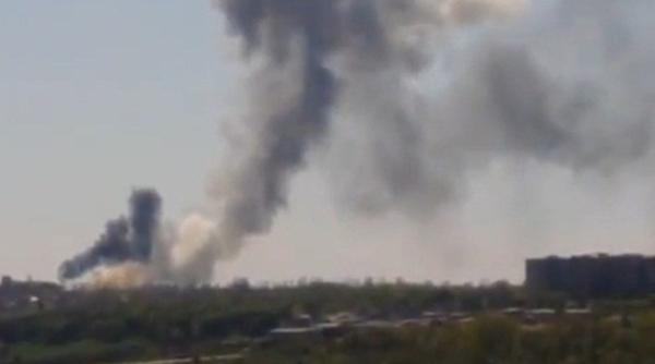 explozii provocate de obuze lansate de armata ucraineana