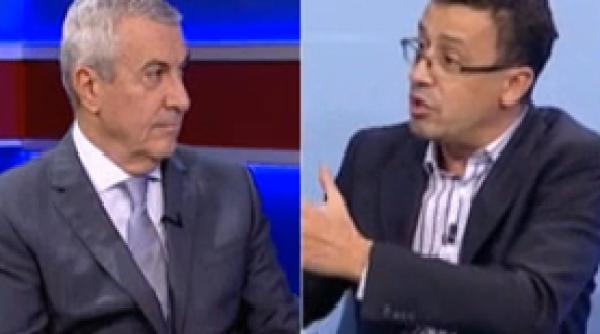 calin popescu tariceanu i a spus turcescu lui victor ciutacu in direct