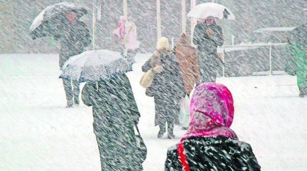 atentionare anm stratul de zapada va ajunge la 10 centimetri cod galben de ninsori in bucuresti si sudul tarii