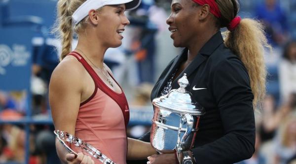 serena williams calificata in finala de la turneul campioanelor 2014 a eliminat o in semifinale pe caroline wozniacki scor 2 6 6 3 7 6
