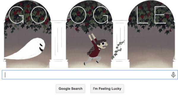 halloween 2014 google logo google celebreaza sarbatoarea de pe 31 noiembrie prin 6 doodle uri animate