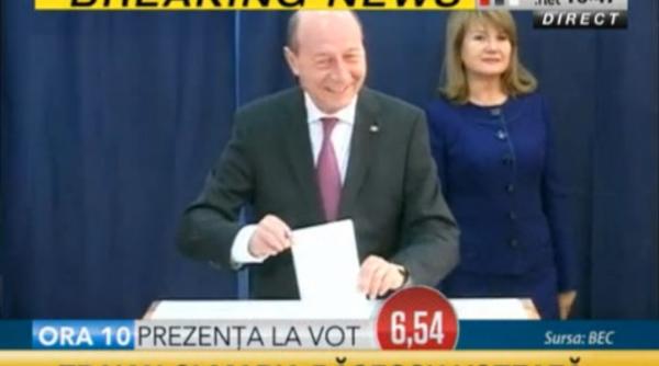 alegeri preziden iale 2014 basescu la vot niciun candidat nu seamana cu mine
