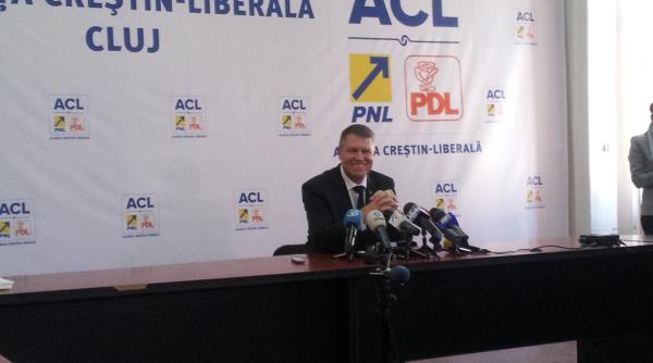 klaus iohannis la cluj ponta este un pericol pentru romania