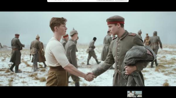 craciun o reclama reda o intamplare reala din primul razboi mondial video