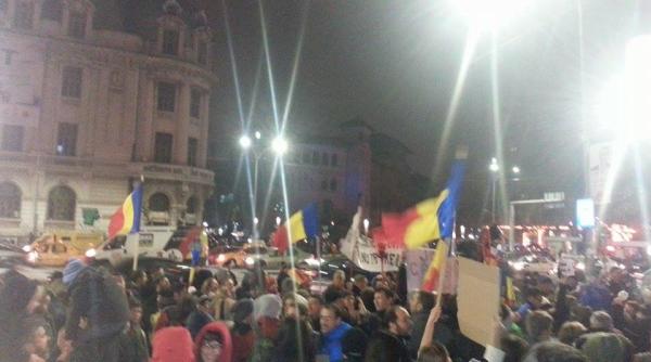 miting acl 5 000 de protestatari la sediul psd