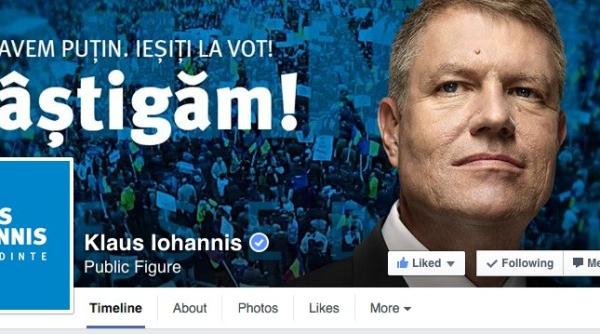 alegeri preziden iale turul ii klaus iohannis pe facebook inainte de inchiderea urnelor mai avem pu in