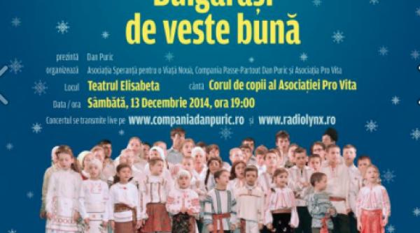 concert de craciun bulgara i de veste buna eveniment caritabil