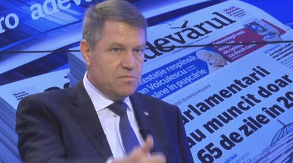 klaus iohannis nu o sa dau replici prin media