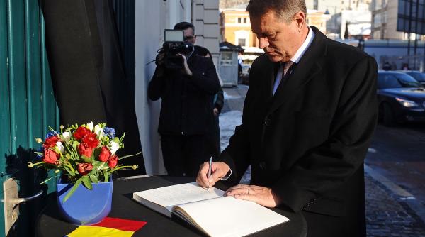 klaus iohannis zboara duminica la paris