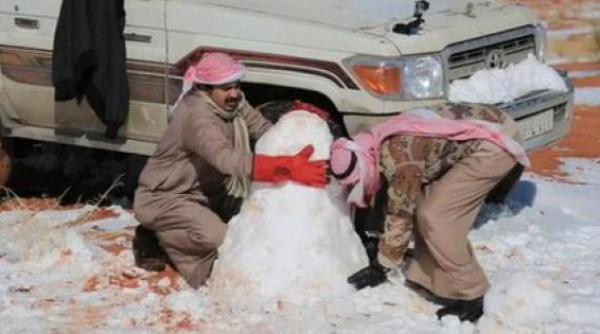 arabia saudita un lider religios a emis o fatwa care interzice realizarea oamenilor de zapada