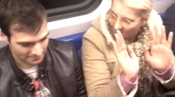 no pants subway ride bucure ti reac ie fabuloasa a unei batrane video