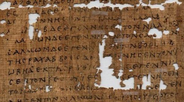 copie evanghelie dupa marcu descoperita in masca unei mumii egiptene