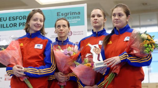scrima romania medaliata cu bronz la etapa de cupa mondiala de la barcelona