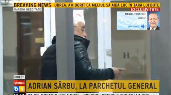 adrian sarbu dus la audieri la parchetul general dosar mediafax