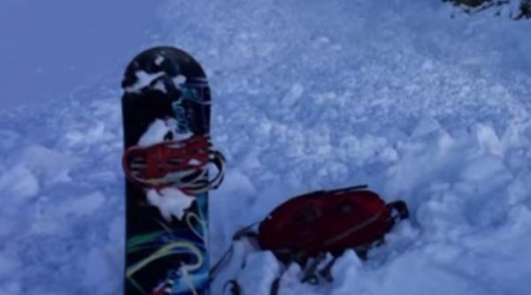 instructorul de sporturi de iarna sorin alexandru radu prins de avalan a video