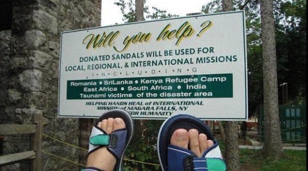 romania prezenta pe o pancarta de la cascada niagara anun ru inos