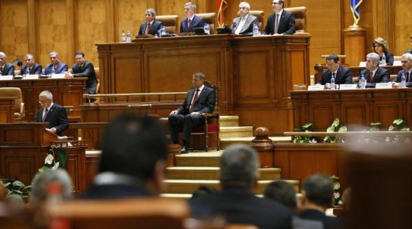 klaus iohannis primul discurs in parlament