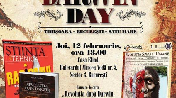 adrian nicolae revolu ia dupa darwin pledoarie pentru specia umana carte lansata de darwin day