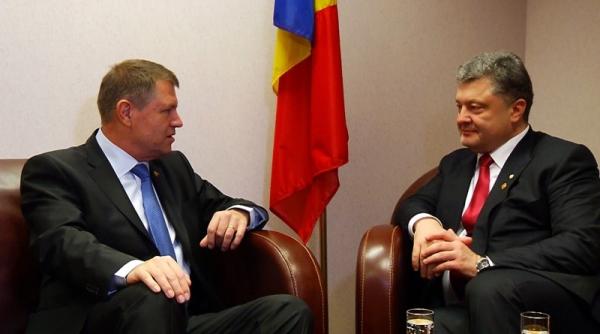 klaus iohannis petro poro enko intalnire gestul pre edintelui ucrainean