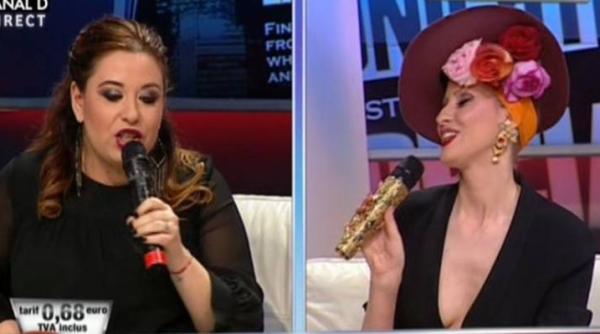 scandal oana roman i iulia albu jigniri in direct la tv