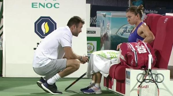 simona halep victor ioni a discu ia decisiva care a schimbat soarta calificarii in sferturi la dubai video