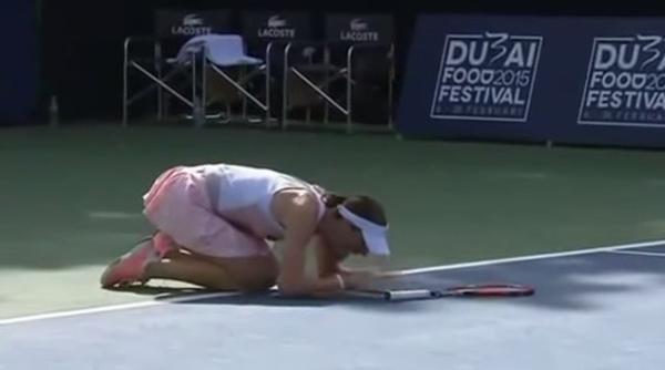 turneul de la dubai andrea petkovic reac ie nervoasa in meciul cu zarina diyas