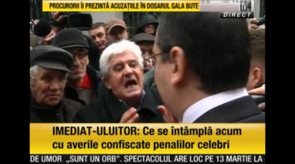 victor ponta scandal cu revolu ionariii la ie irea de la bilan ul dna