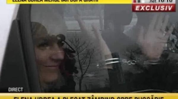 elena udrea a revenit in arestul poli iei capitalei ce a facut pe drum in fa a jurnali tilor foto