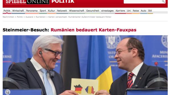 gafa diplomatica a mae la vizita lui steinmeier in presa interna ionala
