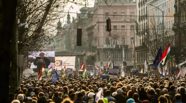 ungaria proteste de amploare impotriva lui viktor orban foto video
