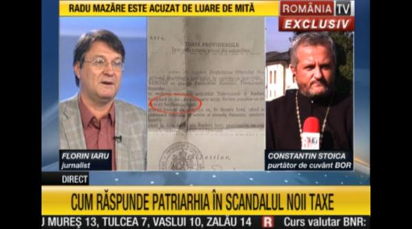 trinitas florin iaru replici dure cu parintele stoica pe tema taxei tv i radio