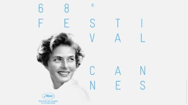 cannes 2015 ingrid bergman pe afisul oficial al celei de a 68 a editii a festivalului de film video