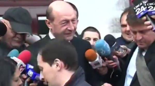 traian basescu la plecarea de la parchetul general mie nu mi e frica de lege