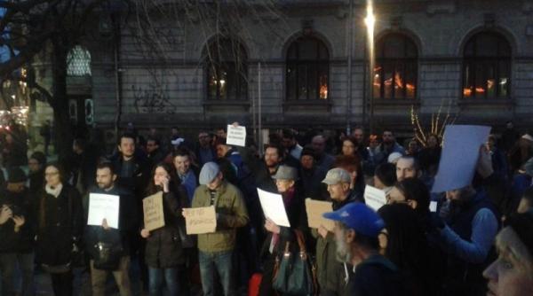 protest pia a universita ii dupa votul in cazul lui dan ova