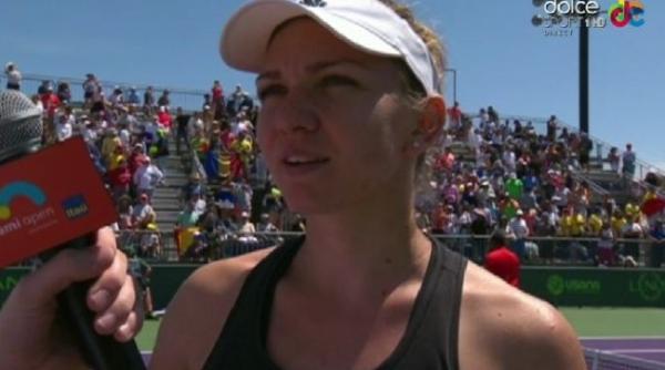 simona halep prima reac ie dupa ce a invins o pe camila giorgi