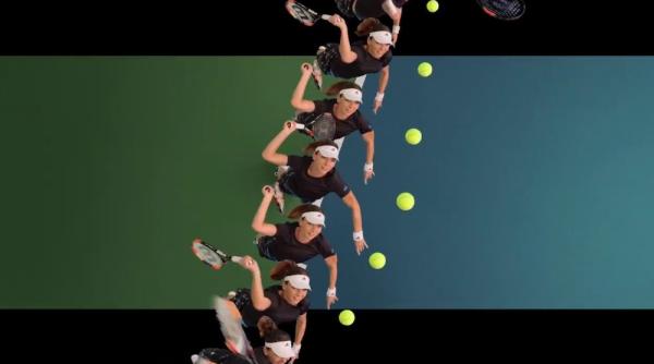 simona halep inuta noua pe teren tricoul negru climachill