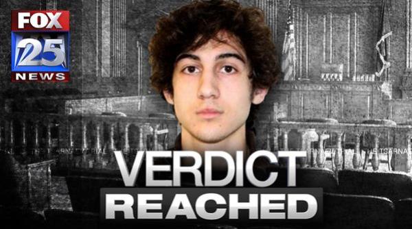 verdict atentat maraton boston dzhokar tsarnaev vinovat pentru 30 de capete de acuzare
