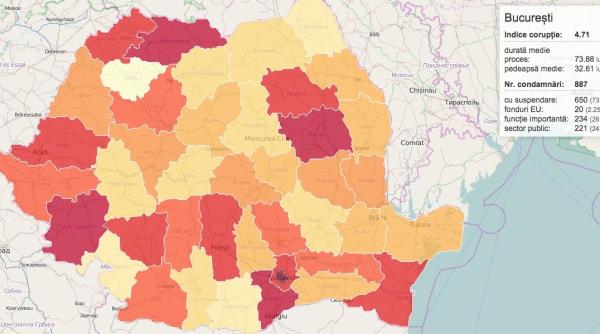 harta corup iei locale bucure ti primul loc in topul national al coruptiei
