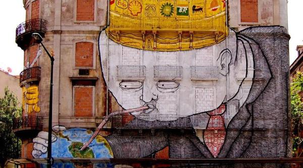 grafitti i arta stradala pentru transmiterea mesajelor ecologiste galerie foto