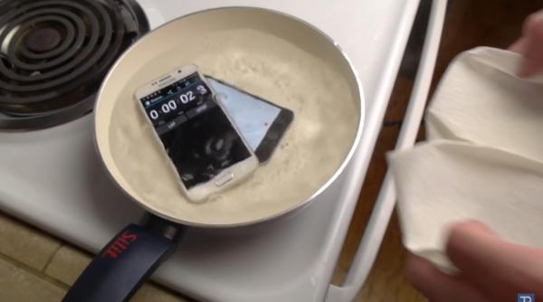 iphone 6 si un samsung galaxy s6 puse la fiert ce se intampla video