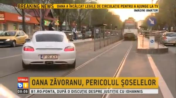 oana zavoranu filmata in timp ce incalca toate regulile de circula ie