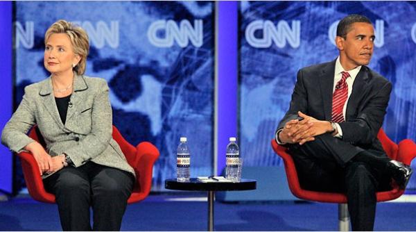 obama glume te pe seama lui hillary clinton