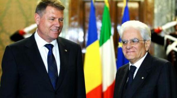 klaus iohannis in italia  preprc c8prc 99edintele italian mattarella  a venit momentul ca romania sa fie parte a schengen