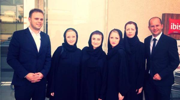 arabia saudita delega ie de jurnali ti fotografie de colec ie