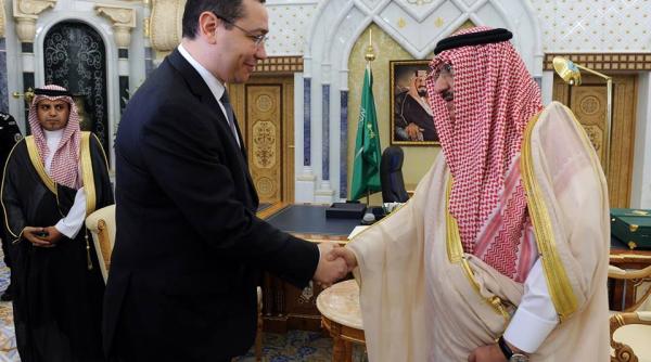 premierul ponta primit de regele arabiei saudite foto video