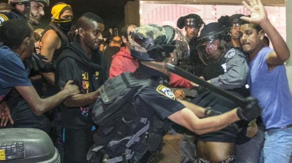 ciocniri violente la tel aviv intre poli ie i manifestan ii contra violen ei poli iei